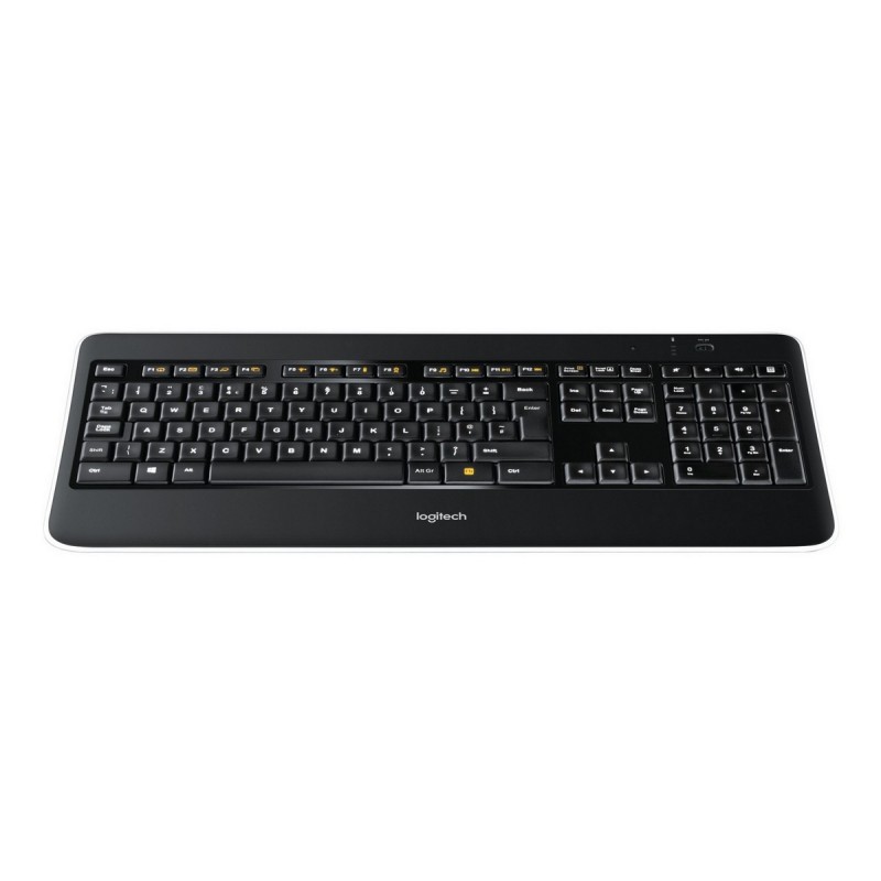 Teclado Ingles US Logitech Wireless Illuminated Keyboard K800 2.4GHZ WIRELESS